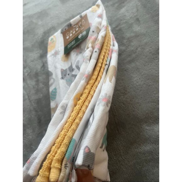 Casaba Easter Kitty’s Kitchen Towel Set Pack Of 3 NEW - Picture 5 of 7